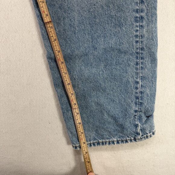 Madewell Jeans Women 29 Low-Slung Straight Leg Blue Denim 100% Cotton Relaxed - Picture 10 of 13